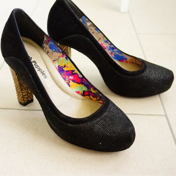 Hush Puppies black high heels - Picture 2 of 4
